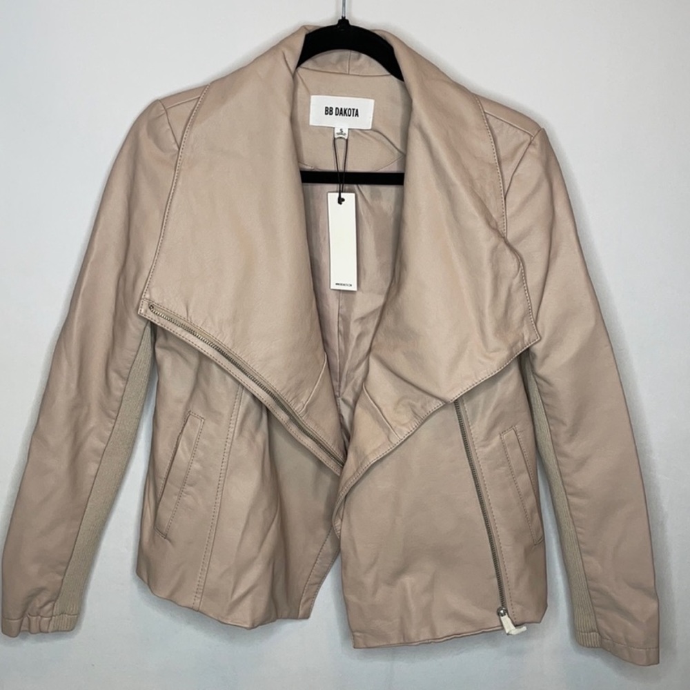 BB DAKOTA WOMEN’S UP TO SPEED VEGAN LEATHER JACKET